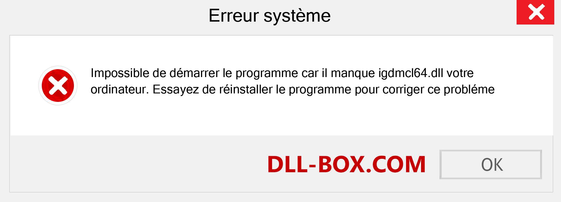 Le fichier igdmcl64.dll est manquant ?. Télécharger pour Windows 7, 8, 10 - Correction de l'erreur manquante igdmcl64 dll sur Windows, photos, images